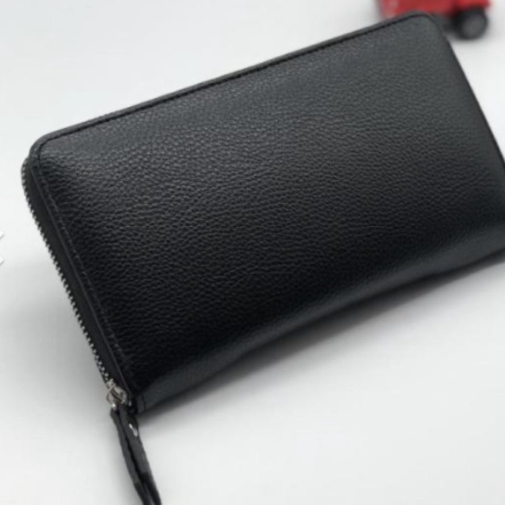 Wholesale lot of 3 long black wallets with zip around - Picture 4 of 6